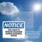 Signmission This Door To Remain Unlocked During Business Hours, 10 in W x Rectangle, Plastic OS-2PACK-NS-P-710-L-18605 - alternate 3